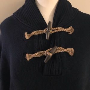 Jcrew factory navy nautical style large sweater